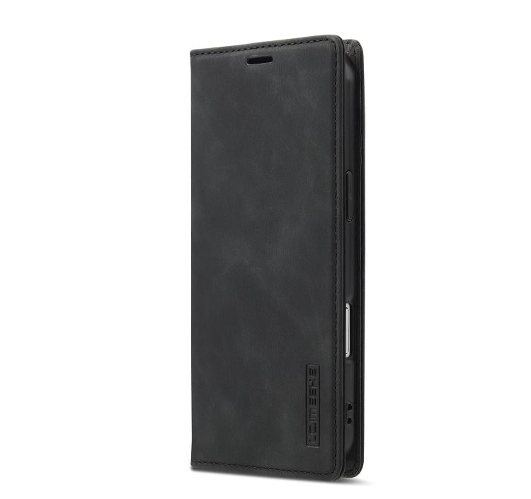 LC.IMEEKE Strong Magnetism Microfiber Leather Phone Case, For iPhone Air, For iPhone 16 Pro Max, For iPhone 16 Pro, For iPhone 16 Plus