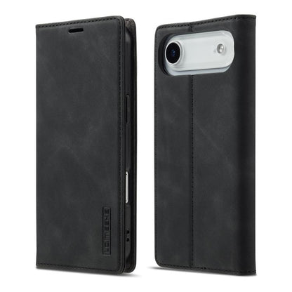 LC.IMEEKE Strong Magnetism Microfiber Leather Phone Case, For iPhone Air, For iPhone 16 Pro Max, For iPhone 16 Pro, For iPhone 16 Plus