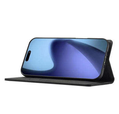 LC.IMEEKE Strong Magnetism Microfiber Leather Phone Case, For iPhone Air, For iPhone 16 Pro Max, For iPhone 16 Pro, For iPhone 16 Plus
