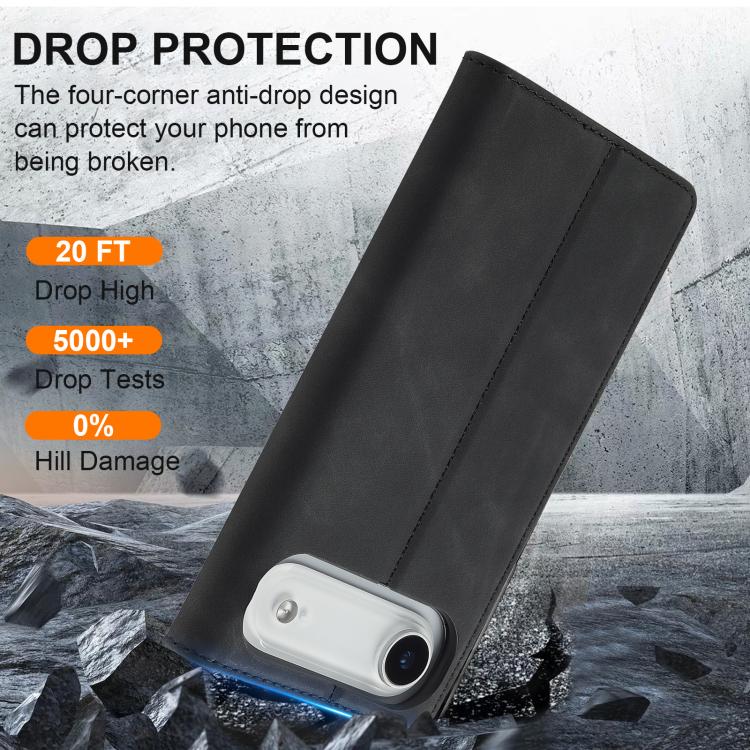 LC.IMEEKE Strong Magnetism Microfiber Leather Phone Case, For iPhone Air, For iPhone 16 Pro Max, For iPhone 16 Pro, For iPhone 16 Plus