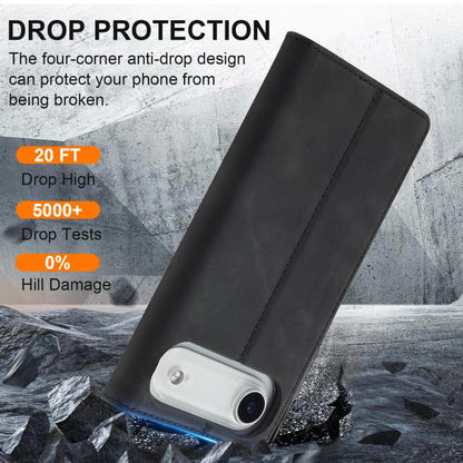 LC.IMEEKE Strong Magnetism Microfiber Leather Phone Case, For iPhone Air, For iPhone 16 Pro Max, For iPhone 16 Pro, For iPhone 16 Plus