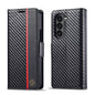 LC.IMEEKE Carbon Fiber Leather Phone Case, For Galaxy Z Fold8 Ultra 5G, For Galaxy Z Flip8 5G, For Samsung Galaxy Z Flip6 / Flip7 FE, For Samsung Galaxy Z Fold7 5G, For Samsung Galaxy Z Flip7 5G, For Samsung Galaxy Z Fold6 5G