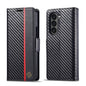 LC.IMEEKE Carbon Fiber Leather Phone Case, For Galaxy Z Fold8 5G, For Galaxy Z Fold8 Ultra 5G, For Galaxy Z Flip8 5G, For Samsung Galaxy Z Flip6 / Flip7 FE, For Samsung Galaxy Z Fold7 5G, For Samsung Galaxy Z Flip7 5G, For Samsung Galaxy Z Fold6 5G
