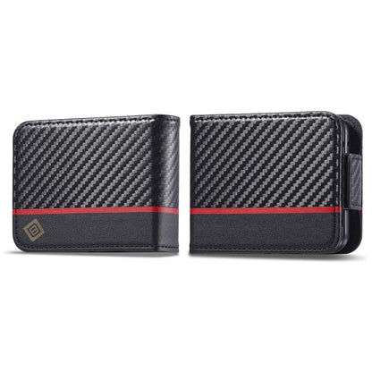 LC.IMEEKE Carbon Fiber Leather Phone Case, For Galaxy Z Fold8 5G, For Galaxy Z Fold8 Ultra 5G, For Galaxy Z Flip8 5G, For Samsung Galaxy Z Flip6 / Flip7 FE, For Samsung Galaxy Z Fold7 5G, For Samsung Galaxy Z Flip7 5G, For Samsung Galaxy Z Fold6 5G