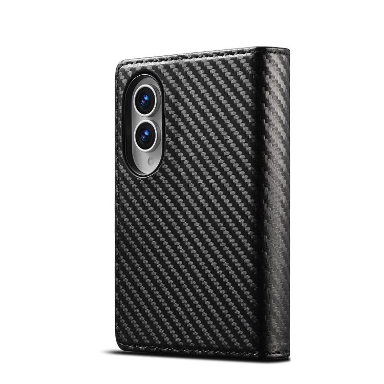 LC.IMEEKE Carbon Fiber Leather Phone Case, For Galaxy Z Fold8 5G, For Galaxy Z Fold8 Ultra 5G, For Galaxy Z Flip8 5G, For Samsung Galaxy Z Flip6 / Flip7 FE, For Samsung Galaxy Z Fold7 5G, For Samsung Galaxy Z Flip7 5G, For Samsung Galaxy Z Fold6 5G