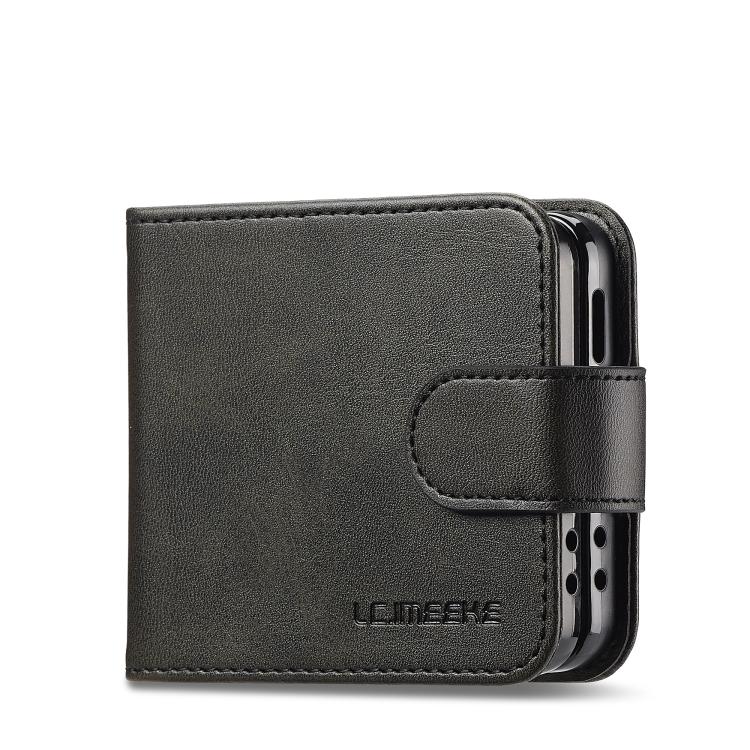 LC.IMEEKE Calf Texture Leather Phone Case, For Samsung Galaxy Z Flip7 5G, For Samsung Galaxy Z Fold6 5G