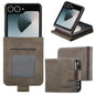 LC.IMEEKE Calf Texture Leather Phone Case, For Samsung Galaxy Z Flip7 5G, For Samsung Galaxy Z Fold6 5G