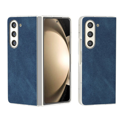 PU Leather Frosted Transparent Edge Phone Case, For Samsung Galaxy Z Flip6 / Flip7 FE, For Samsung Galaxy Z Fold5 5G, For Samsung Galaxy Z Flip5 5G
