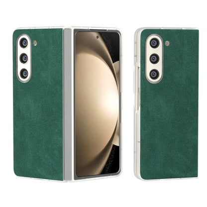 PU Leather Frosted Transparent Edge Phone Case