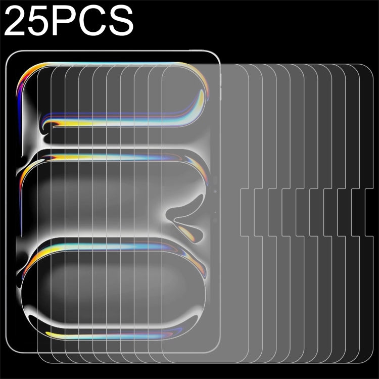 25pcs 0.26mm 9H 2.5D Explosion-proof Tempered Glass Film