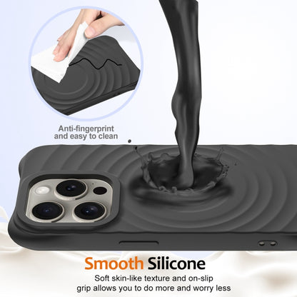 Wave Texture MagSafe Magnetic Liquid Silicone Phone Case