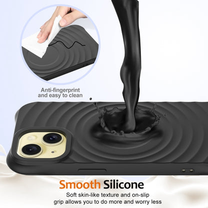 Wave Texture MagSafe Magnetic Liquid Silicone Phone Case