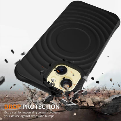 Wave Texture MagSafe Magnetic Liquid Silicone Phone Case