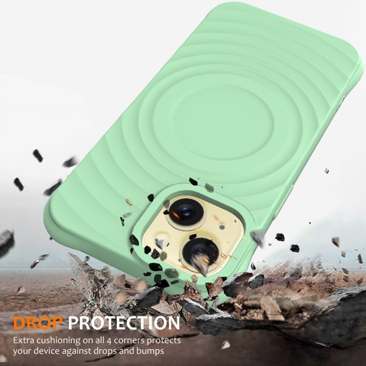 Wave Texture MagSafe Magnetic Liquid Silicone Phone Case, For iPhone 13 mini, For iPhone 12, For iPhone 12 Pro Max, For iPhone 12 Pro
