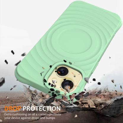 Wave Texture MagSafe Magnetic Liquid Silicone Phone Case, For iPhone 13 mini, For iPhone 12, For iPhone 12 Pro Max, For iPhone 12 Pro