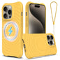 Wave Texture MagSafe Magnetic Liquid Silicone Phone Case, For iPhone 13 mini, For iPhone 12, For iPhone 12 Pro Max, For iPhone 12 Pro