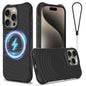 Wave Texture MagSafe Magnetic Liquid Silicone Phone Case, For iPhone Air, For iPhone 16 Pro Max, For iPhone 16 Pro, For iPhone 16 Plus
