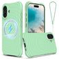 Wave Texture MagSafe Magnetic Liquid Silicone Phone Case, For iPhone Air, For iPhone 16 Pro Max, For iPhone 16 Pro, For iPhone 16 Plus