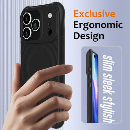 Wave Texture MagSafe Magnetic Liquid Silicone Phone Case, For iPhone 18 Pro / 17 Pro, For iPhone 18 Pro Max / 17 Pro Max, For iPhone 17e / 16e, For iPhone 17