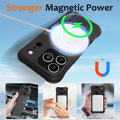 Wave Texture MagSafe Magnetic Liquid Silicone Phone Case, For iPhone 18 Pro / 17 Pro, For iPhone 18 Pro Max / 17 Pro Max, For iPhone 17e / 16e, For iPhone 17