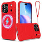 Wave Texture MagSafe Magnetic Liquid Silicone Phone Case, For iPhone 17e / 16e, For iPhone 17 Pro Max, For iPhone 17 Pro, For iPhone 17