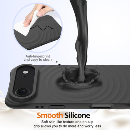 Wave Texture MagSafe Magnetic Liquid Silicone Phone Case, For iPhone Air, For iPhone 16 Pro Max, For iPhone 16 Pro, For iPhone 16 Plus