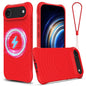 Wave Texture MagSafe Magnetic Liquid Silicone Phone Case, For iPhone Air, For iPhone 16 Pro Max, For iPhone 16 Pro, For iPhone 16 Plus