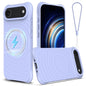 Wave Texture MagSafe Magnetic Liquid Silicone Phone Case, For iPhone Air, For iPhone 16 Pro Max, For iPhone 16 Pro, For iPhone 16 Plus