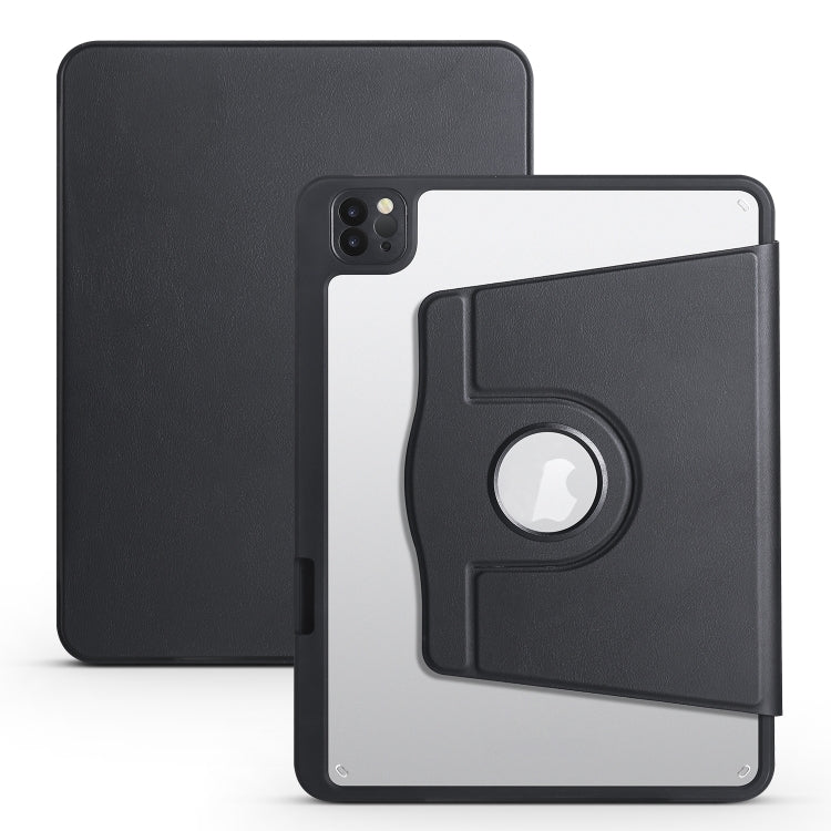 Acrylic 360 Degree Rotation Holder Leather Tablet Case, For iPad Air 13 2025 / 2024