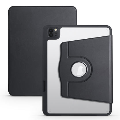 Acrylic 360 Degree Rotation Holder Leather Tablet Case, For iPad Air 13 2025 / 2024