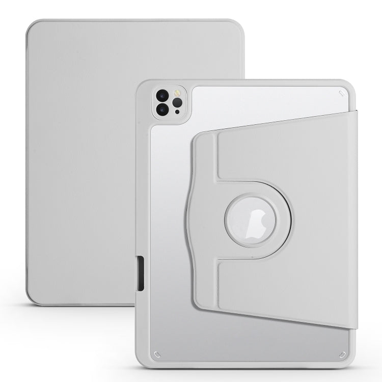Acrylic 360 Degree Rotation Holder Leather Tablet Case, For iPad Air 13 2025 / 2024