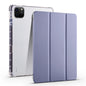 3-fold Clear TPU Smart Leather Tablet Case with Pen Slot, For iPad Pro 13 2025 / 2024, For iPad Pro 11 2025 / 2024