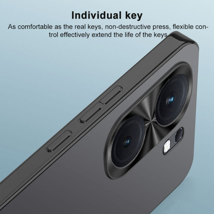 AG Frosted Electroplating Acrylic Phone Case, For vivo X80