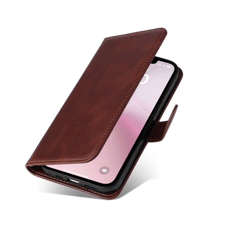 Classic Calf Texture Flip Leather Phone Case