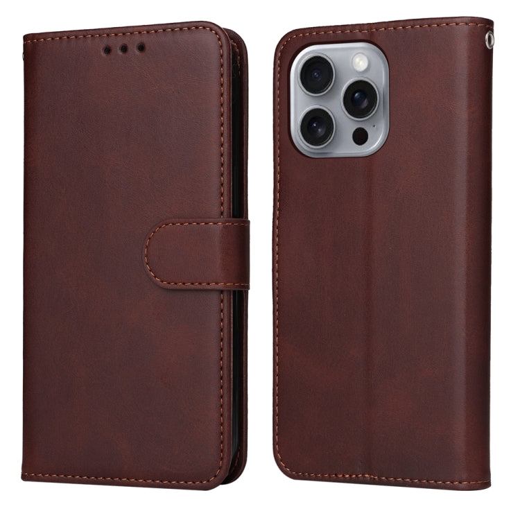 Classic Calf Texture Flip Leather Phone Case