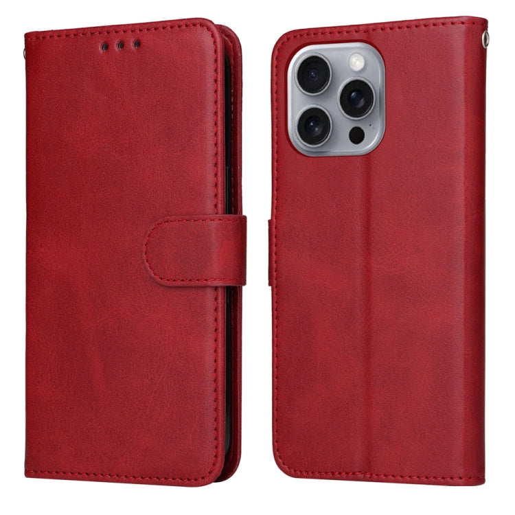 Classic Calf Texture Flip Leather Phone Case