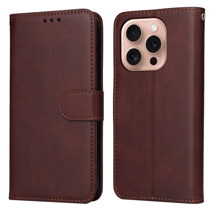 Classic Calf Texture Flip Leather Phone Case