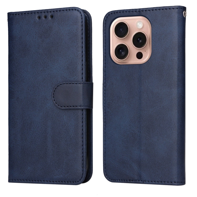 Classic Calf Texture Flip Leather Phone Case