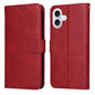Classic Calf Texture Flip Leather Phone Case, For iPhone 17 Pro Max, For iPhone 17 Pro, For iPhone 17, For iPhone Air