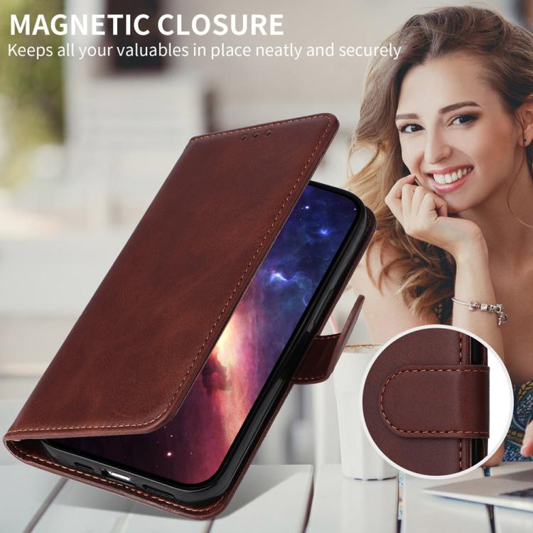 Classic Calf Texture Flip Leather Phone Case, For iPhone Air, For iPhone 16 Pro Max, For iPhone 16 Pro, For iPhone 16 Plus