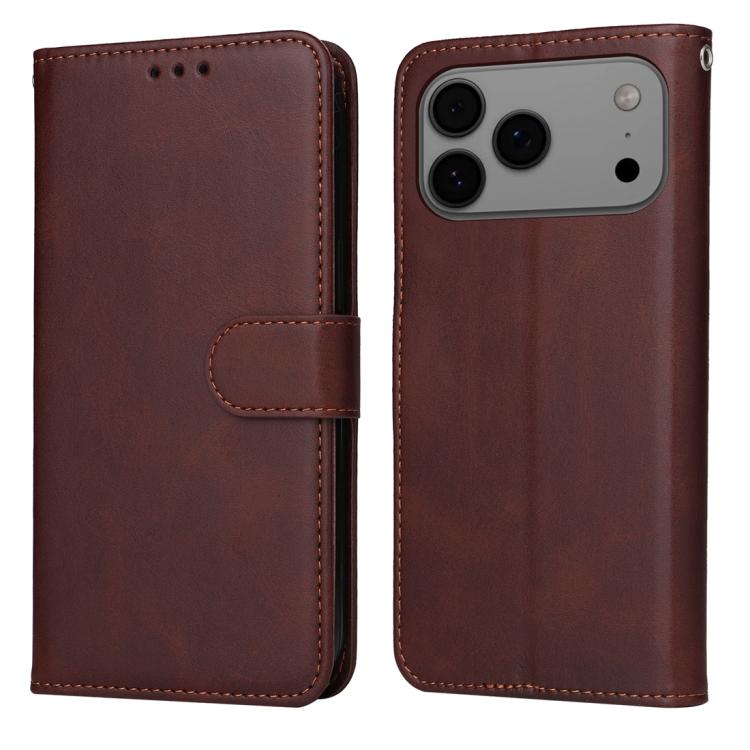 Classic Calf Texture Flip Leather Phone Case, For iPhone 17 Pro Max, For iPhone 17 Pro, For iPhone 17, For iPhone Air