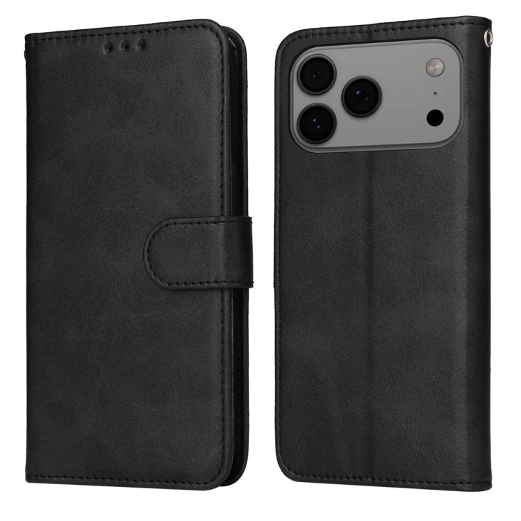 Classic Calf Texture Flip Leather Phone Case, For iPhone 17 Pro Max, For iPhone 17 Pro, For iPhone 17, For iPhone Air