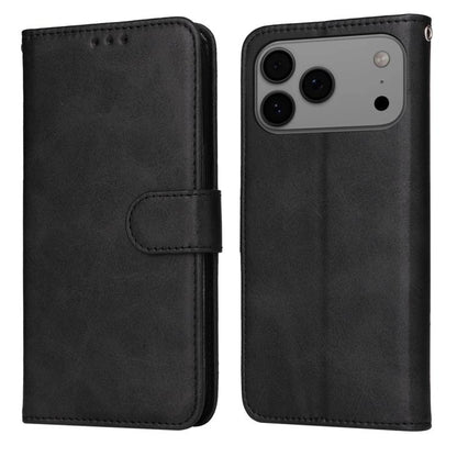 Classic Calf Texture Flip Leather Phone Case, For iPhone 17e / 16e, For iPhone 17 Pro Max, For iPhone 17 Pro, For iPhone 17