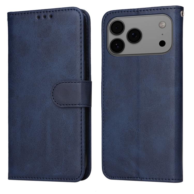 Classic Calf Texture Flip Leather Phone Case, For iPhone 17e / 16e, For iPhone 17 Pro Max, For iPhone 17 Pro, For iPhone 17