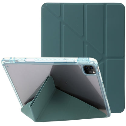Clear Acrylic Deformation Leather Tablet Case, For iPad Pro 13 2025 / 2024, For iPad Pro 11 2025 / 2024