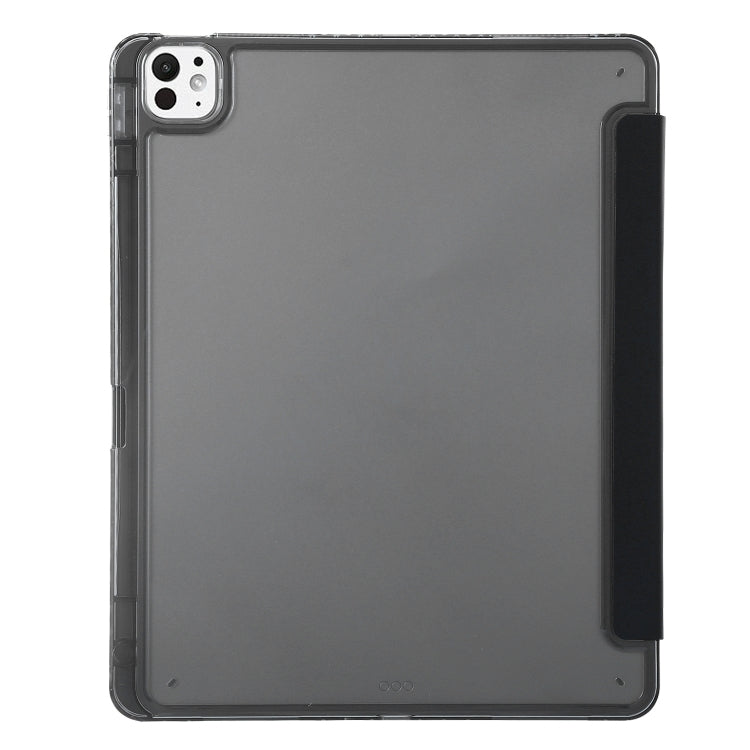 Clear Acrylic Deformation Leather Tablet Case