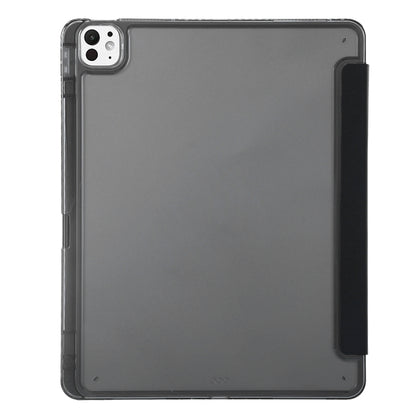 Clear Acrylic Deformation Leather Tablet Case