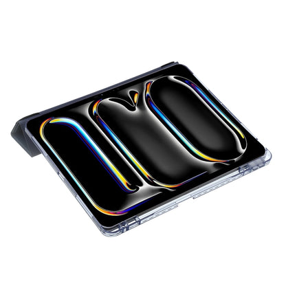 Clear Acrylic Deformation Leather Tablet Case