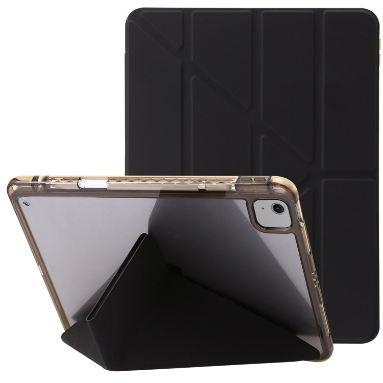 Clear Acrylic Deformation Leather Tablet Case