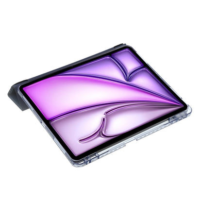 Clear Acrylic Deformation Leather Tablet Case, For iPad Air 13 2026 / 2025 / 2024, For iPad Air 11 2026 / 2025 / 2024